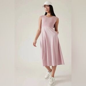 Athleta Pink Cutout Dress XL